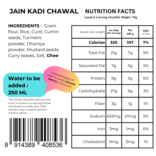 Jain Kadi Chawal