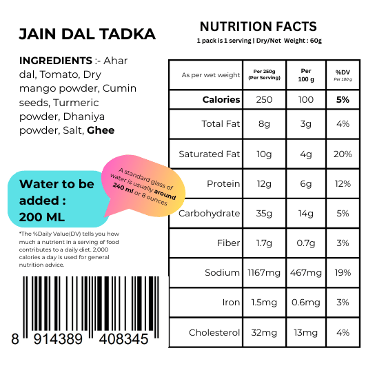 Jain Dal Tadka