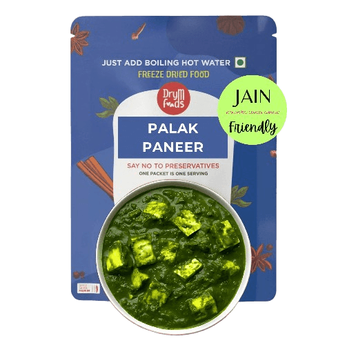 Jain Palak Paneer