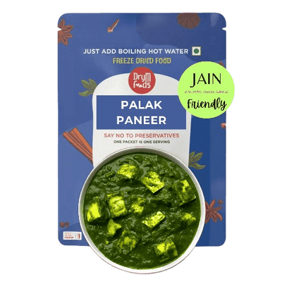 Jain Palak Paneer