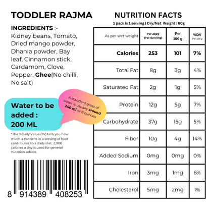 Toddler Rajma