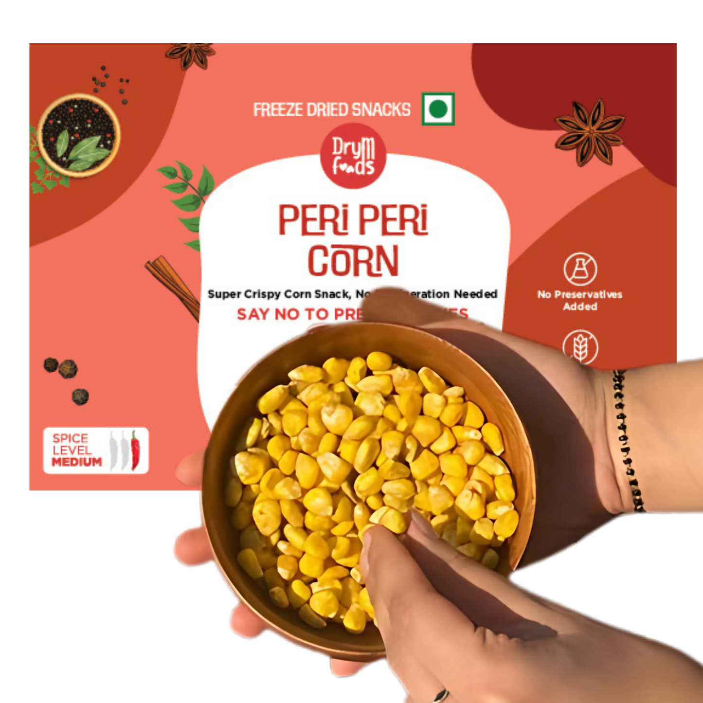 Peri Peri Corn Popper