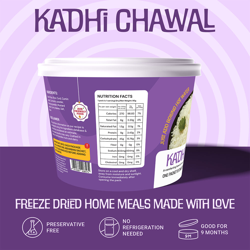 Kadhi Chawal Bowl