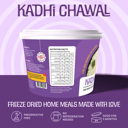 Kadhi Chawal Bowl