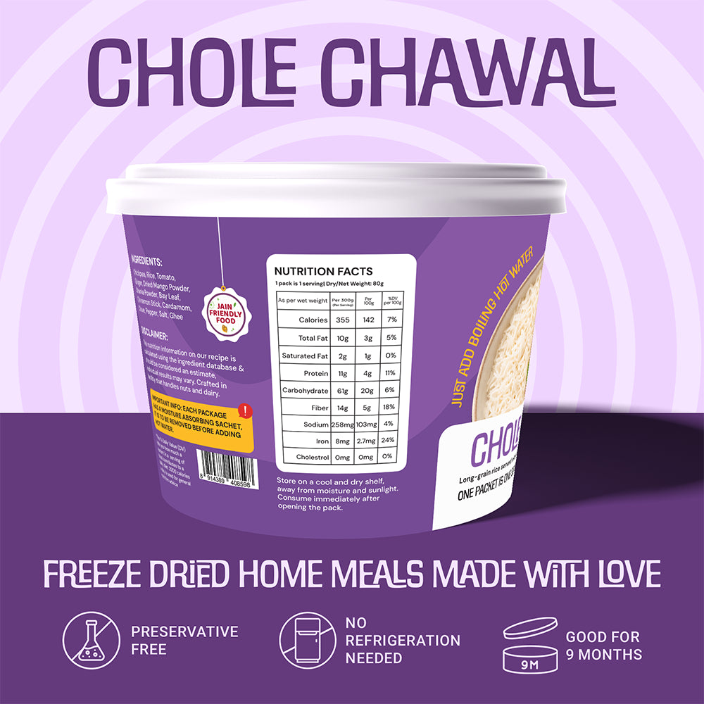 Chole Chawal Bowl