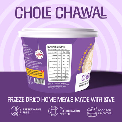 Chole Chawal Bowl