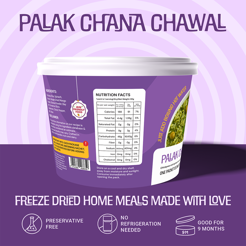 Palak Chana Rice Bowl