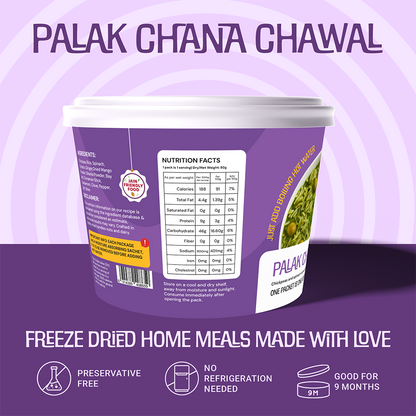 Palak Chana Rice Bowl