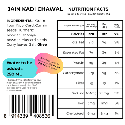 Jain Kadi Chawal