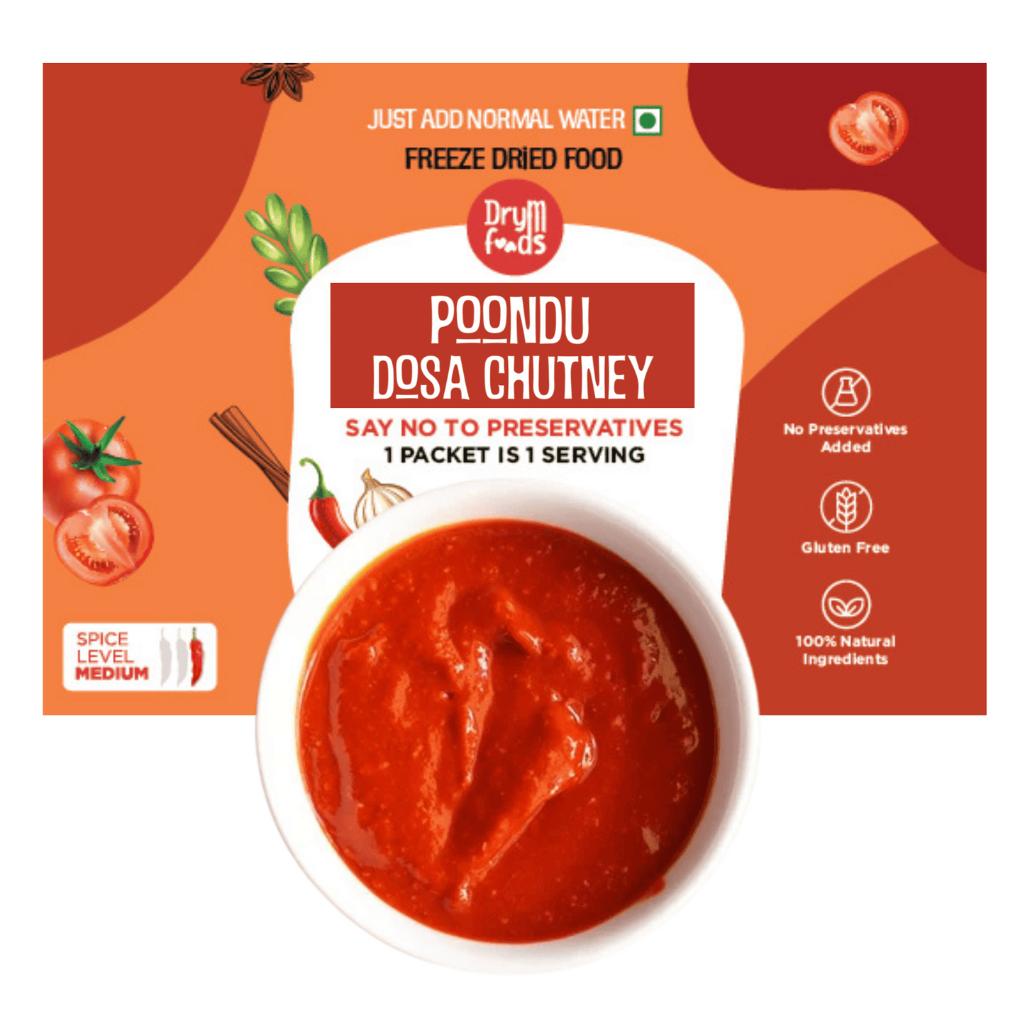 Poondu Dosa Chutney