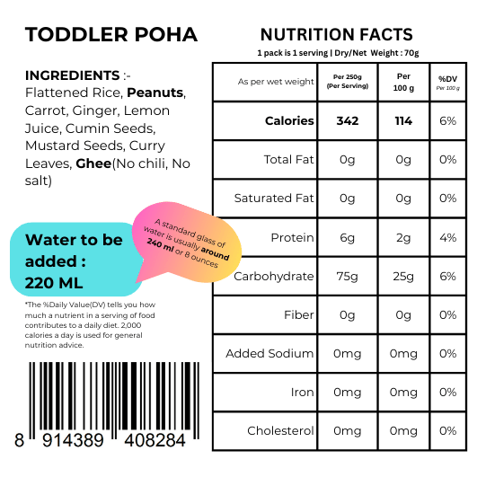 Toddler Poha