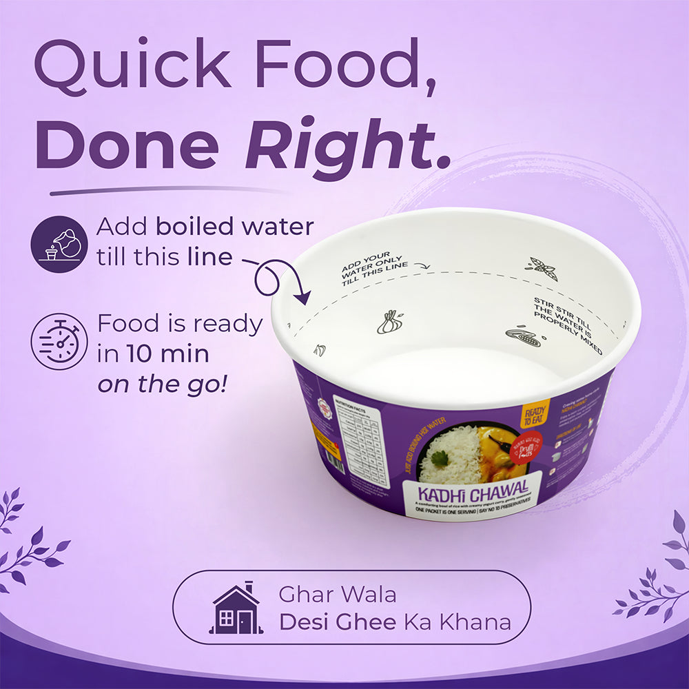 Kadhi Chawal Bowl