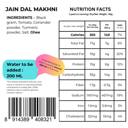 Jain Dal Makhni