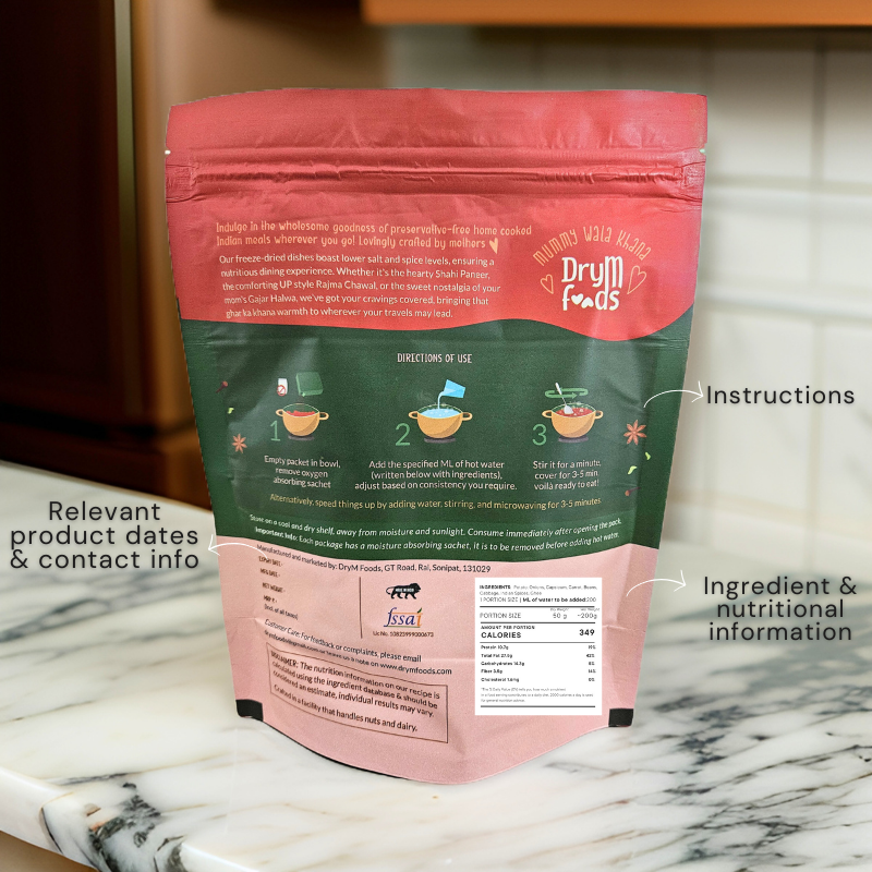 Instant Red Pasta Premix Ready To Eat Preservative Free Dried Food