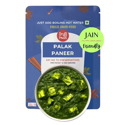 Jain Palak Paneer