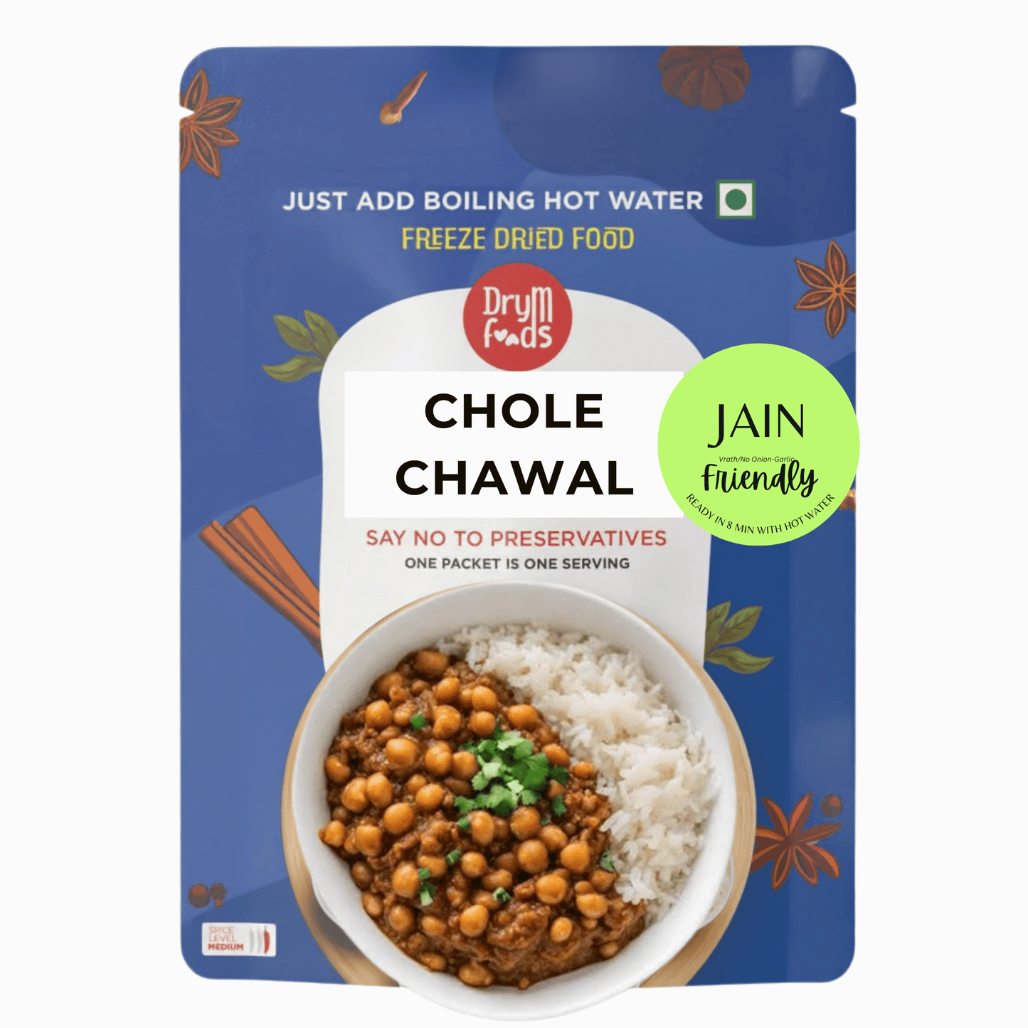 Jain Chole Chawal