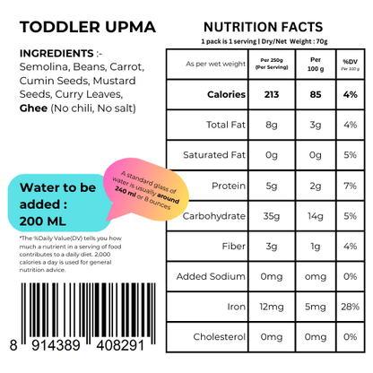 Toddler Upma