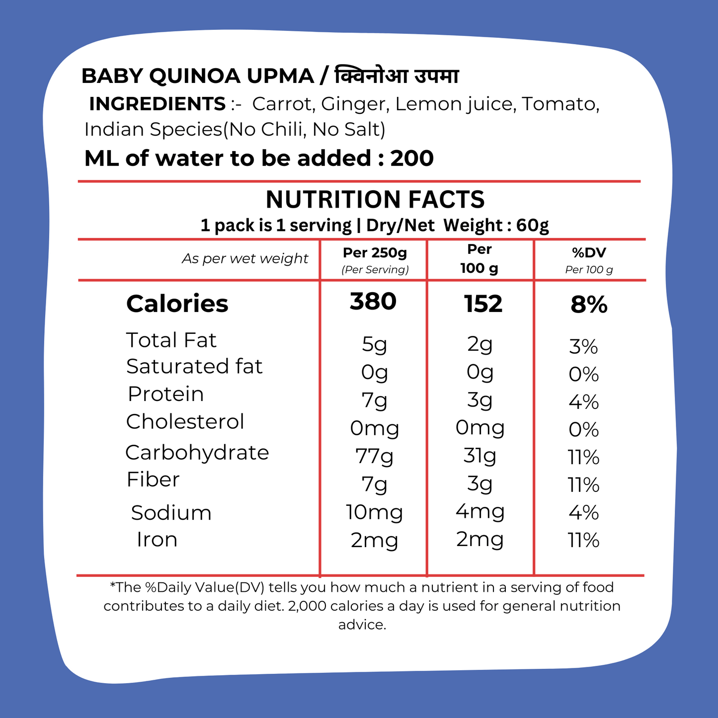 Baby Quinoa Upma