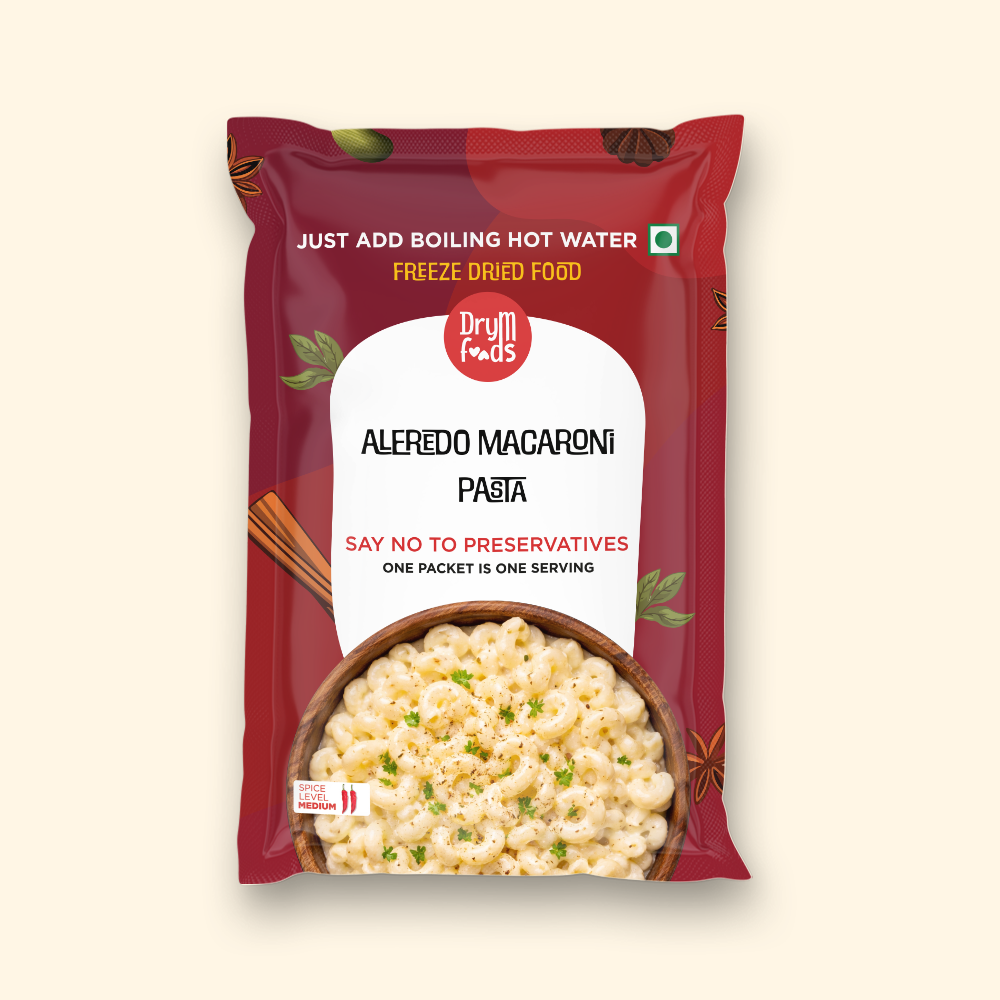 Instant Alfredo Macaroni Pasta Ready To Eat Preservative Free Dried ...