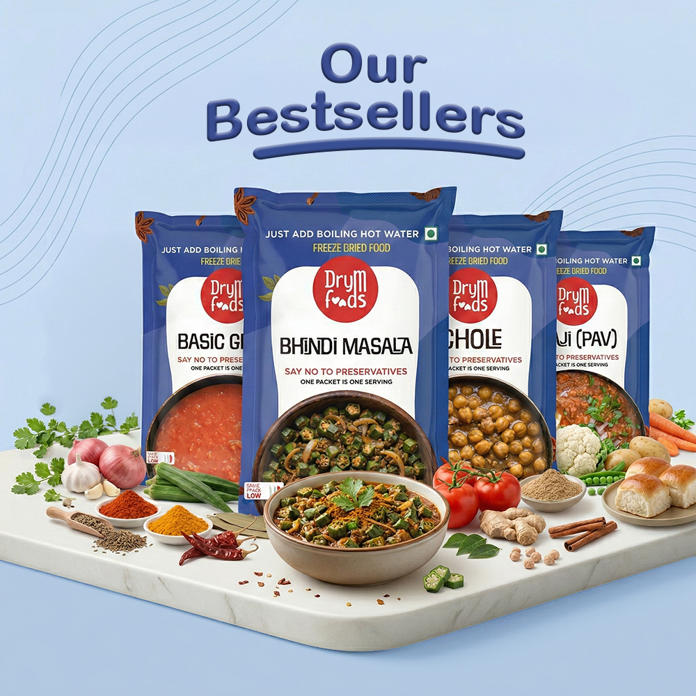 Drym DryM Foods | Authentic Indian Freeze-Dried Meals – Ships Worldwide