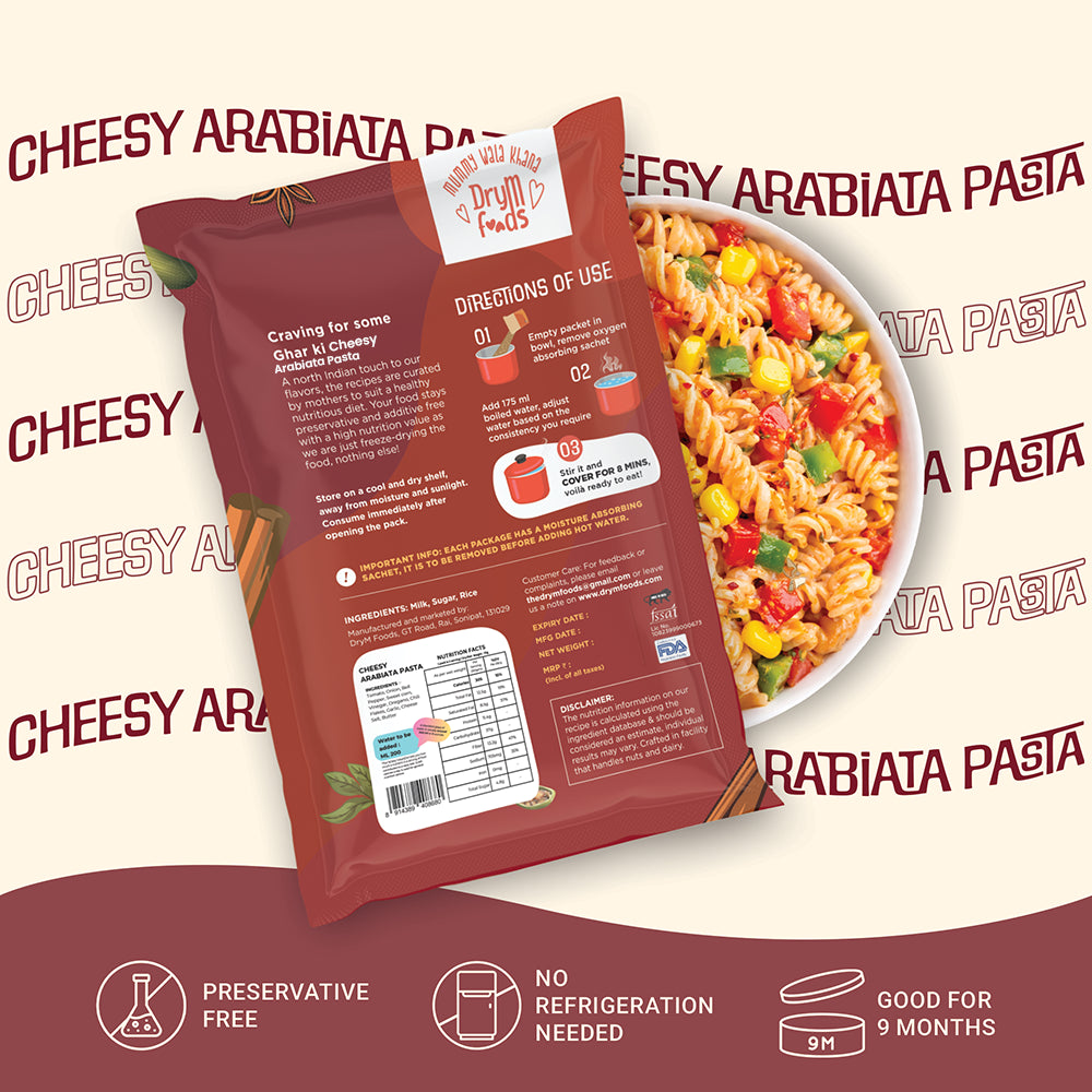 Cheesy Arabiata Pasta