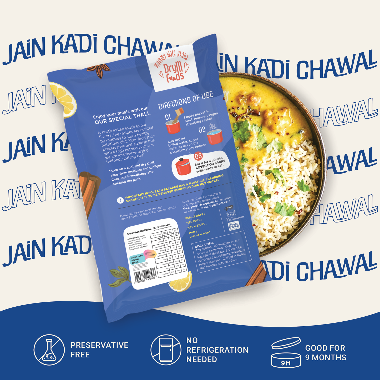 Jain Kadi Chawal