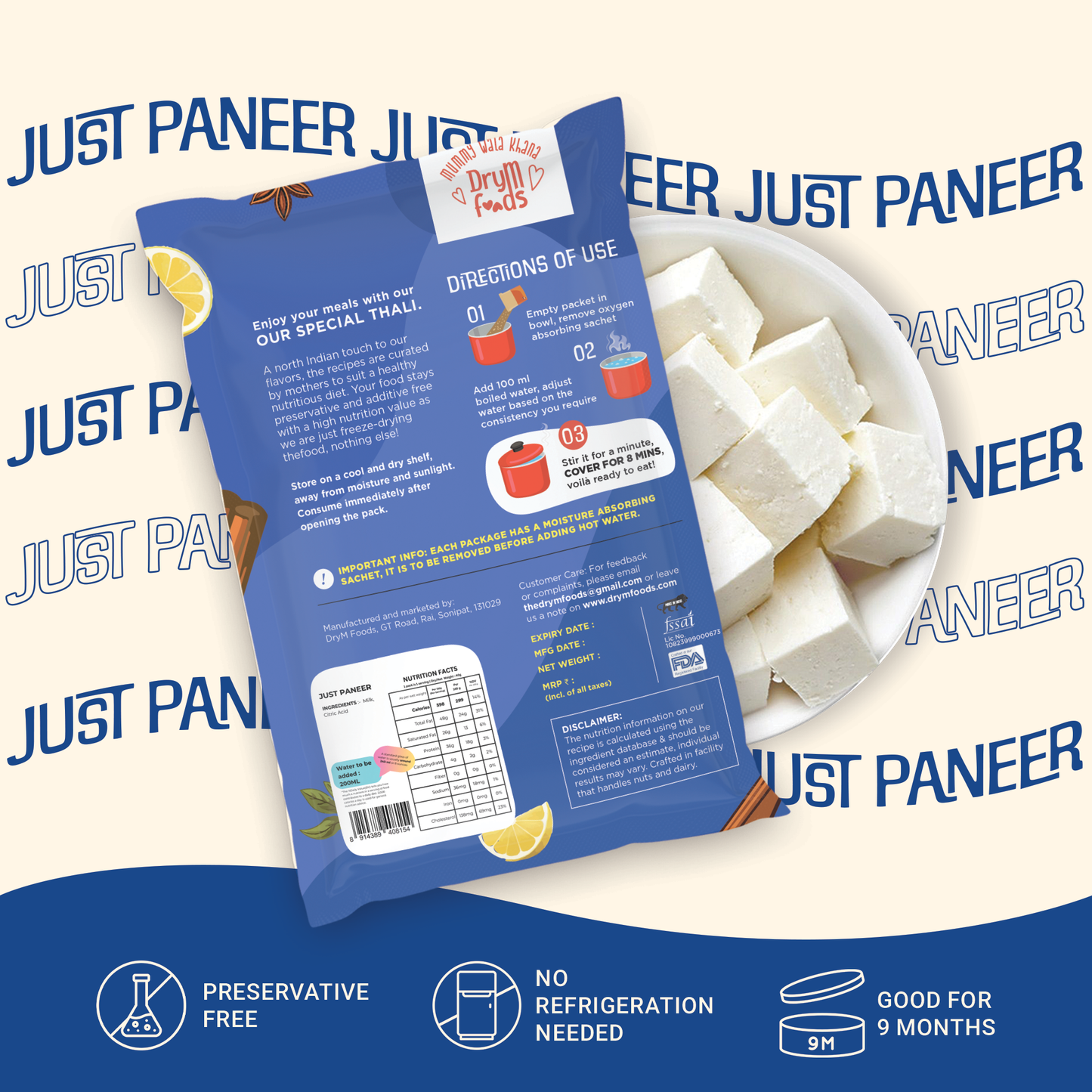 Just Paneer