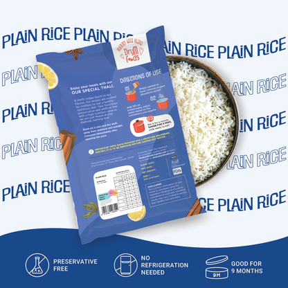 Jain Friendly Plain Rice