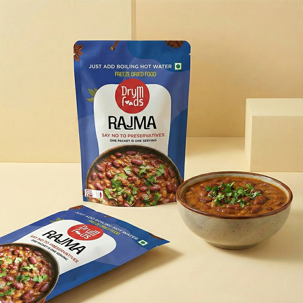 Drym Instant Rajma Ready To Eat Preservative Free Dried Food – DryM Foods
