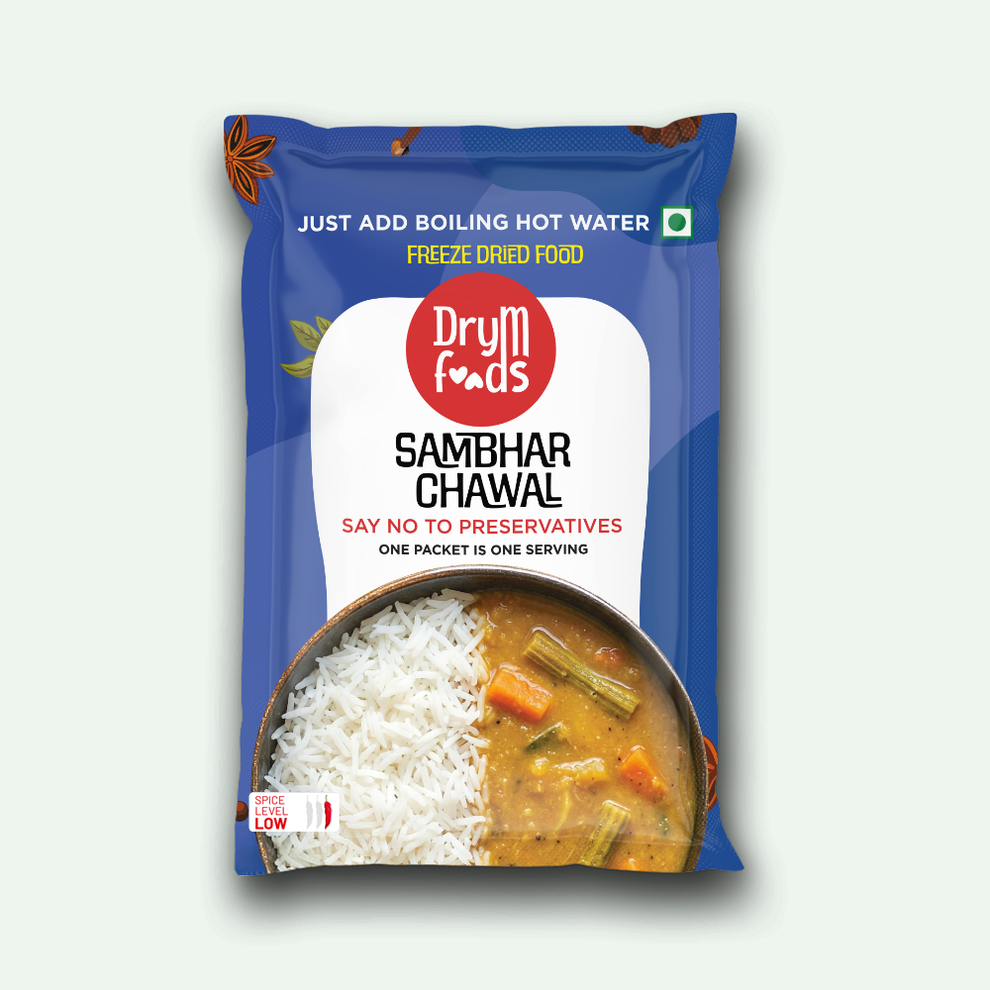 Instant Sambhar Chawal Ready To Eat Preservative Free Dried Food – DryM ...