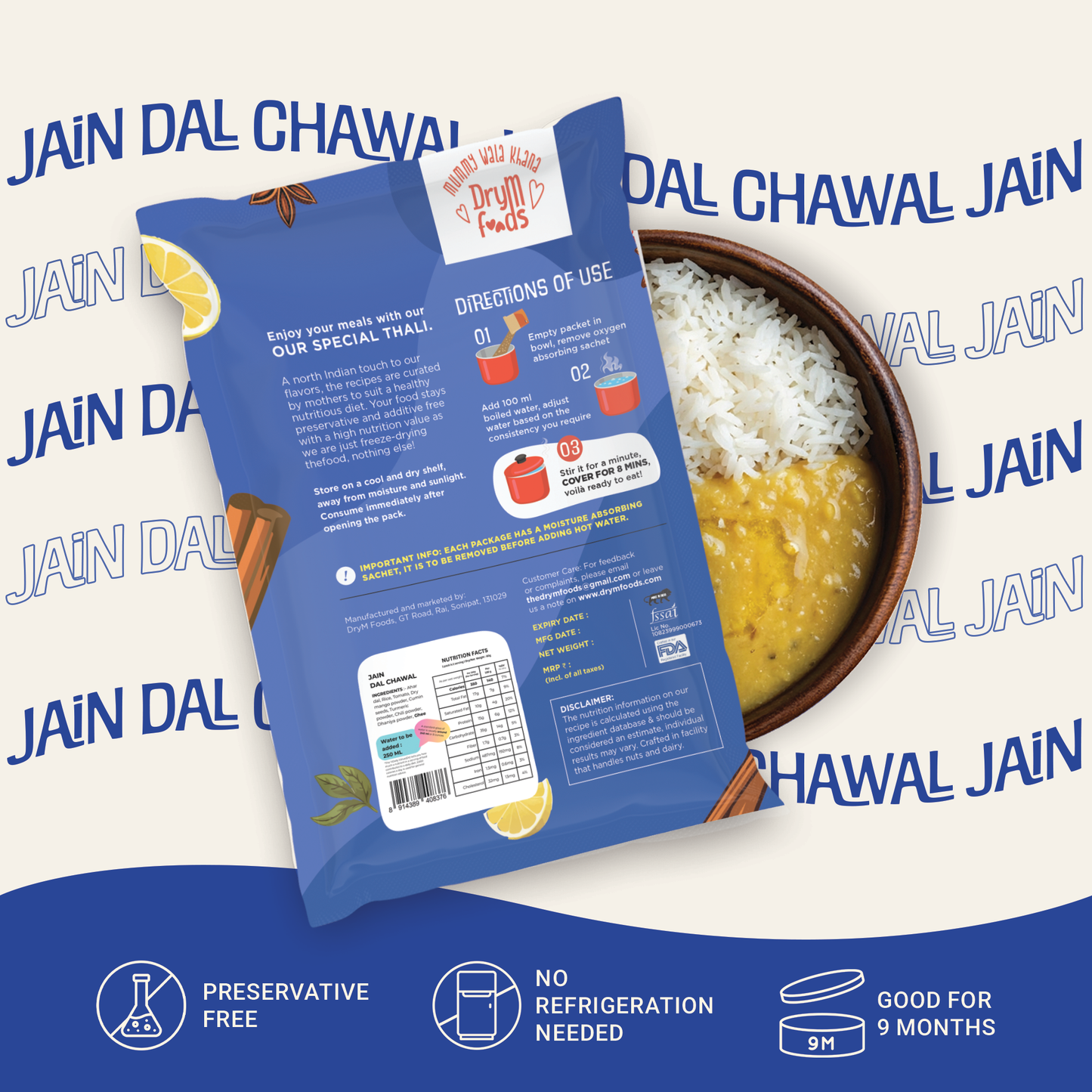 Jain Dal Chawal