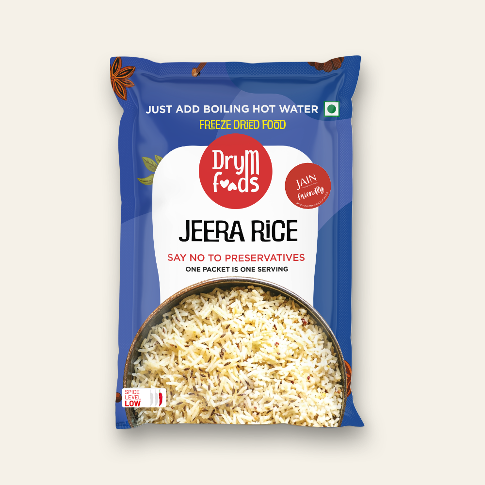 Instant Jeera Rice Jain Satvik Friendly – DryM Foods