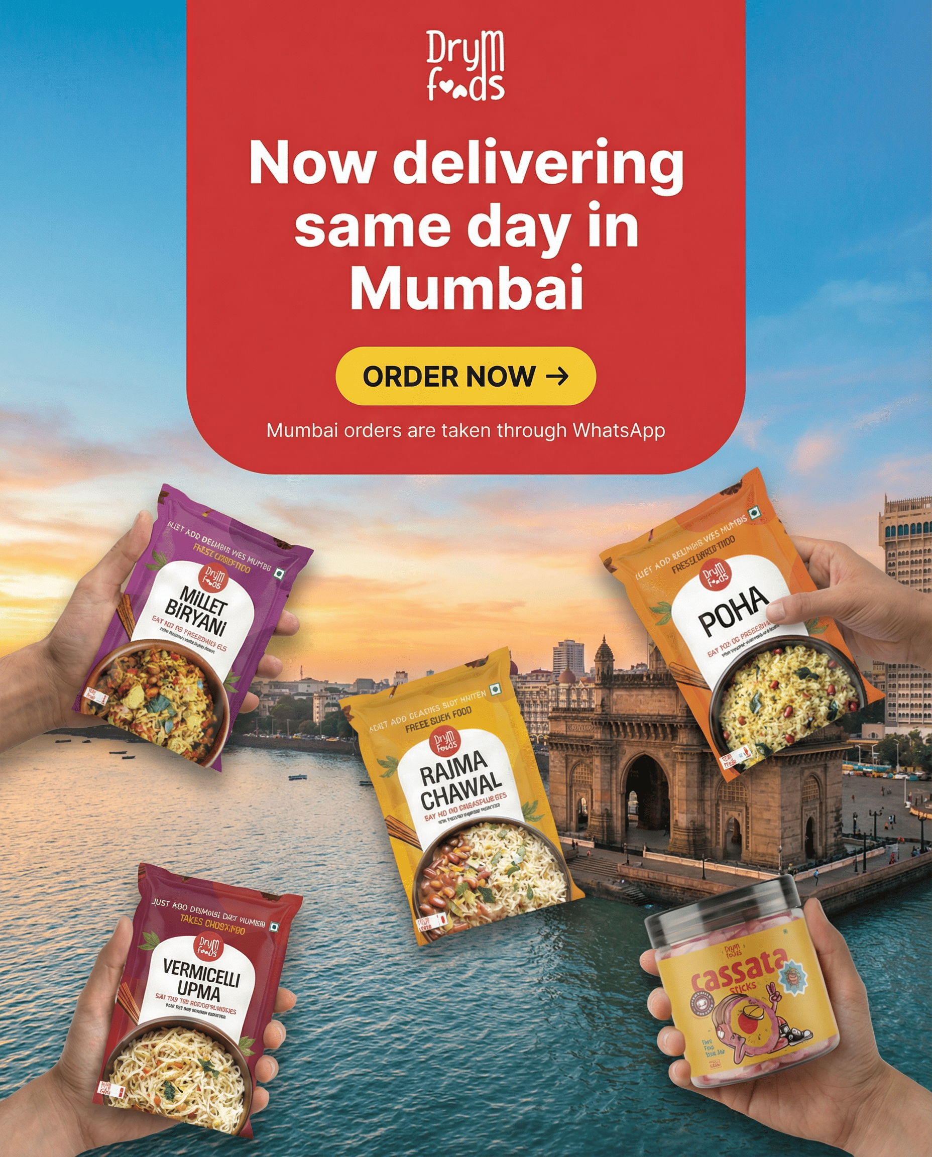 Drym DryM Foods | Authentic Indian Freeze-Dried Meals – Ships Worldwide