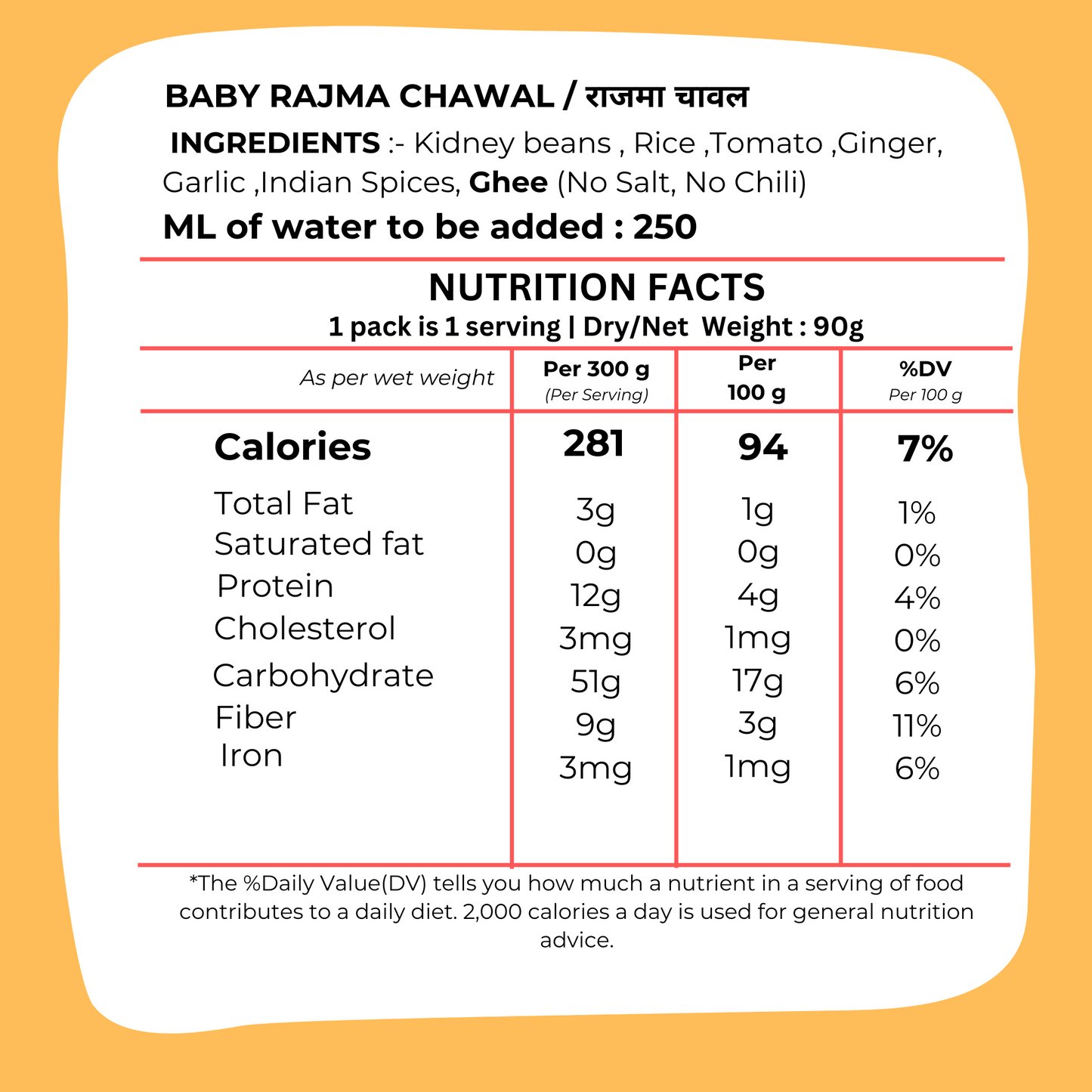 Baby Rajma Chawal