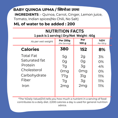 Baby Quinoa Upma