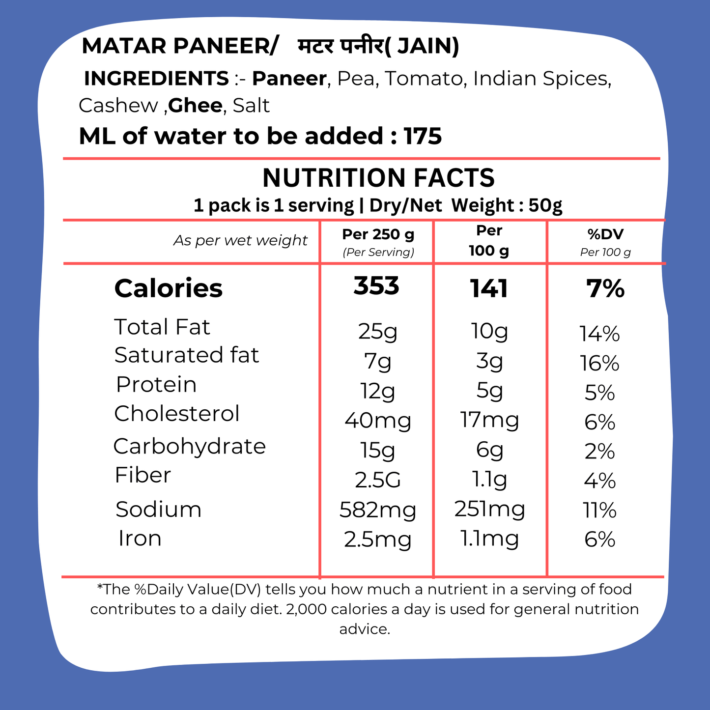 Jain Matar Paneer